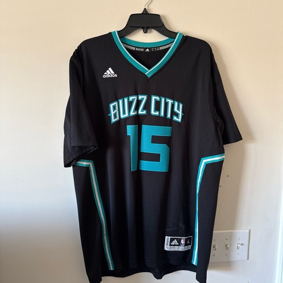 adidas Black and Teal Buzz City Jersey